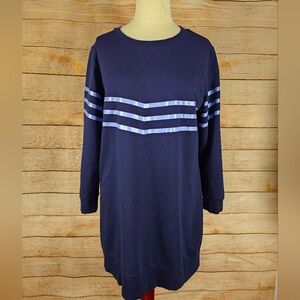 STS Sail to Sable Cotton Sweatshirt Dress Size Xlarge